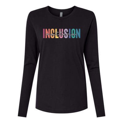 Vintage Inclusion Matters Special Education Neurodiversity Gift Womens Cotton Relaxed Long Sleeve T-Shirt