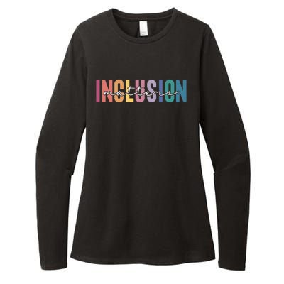 Vintage Inclusion Matters Special Education Neurodiversity Gift Womens CVC Long Sleeve Shirt