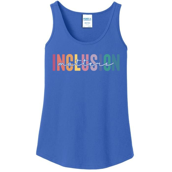 Vintage Inclusion Matters Special Education Neurodiversity Gift Ladies Essential Tank