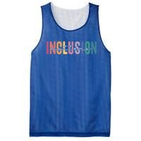 Vintage Inclusion Matters Special Education Neurodiversity Gift Mesh Reversible Basketball Jersey Tank