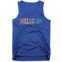 Vintage Inclusion Matters Special Education Neurodiversity Gift Tank Top