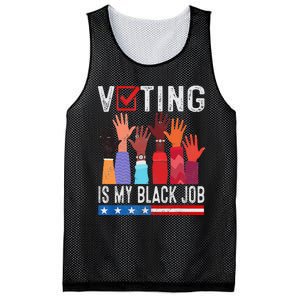 Voting Is My Black Job Flag Mesh Reversible Basketball Jersey Tank