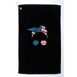 Voting Is My Black Job Gift Platinum Collection Golf Towel