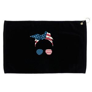 Voting Is My Black Job Gift Grommeted Golf Towel