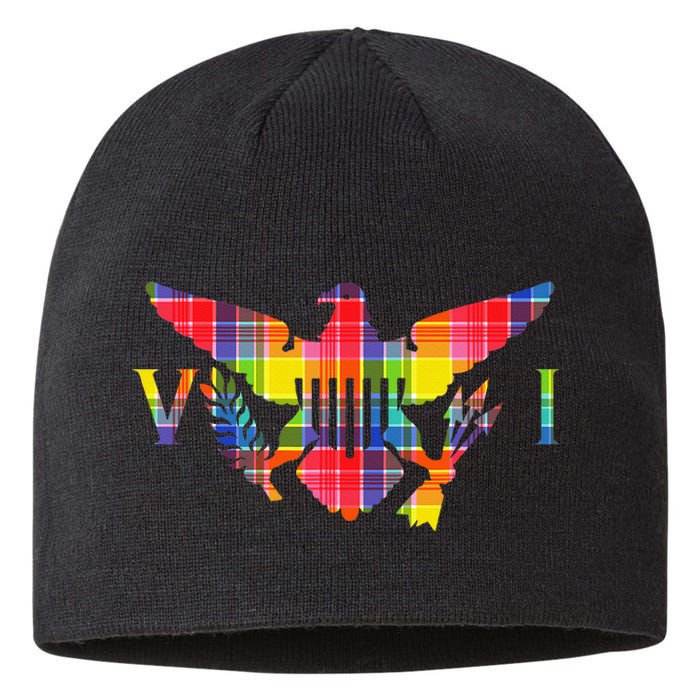 Virgin Islands Madras VI Flag Sustainable Beanie