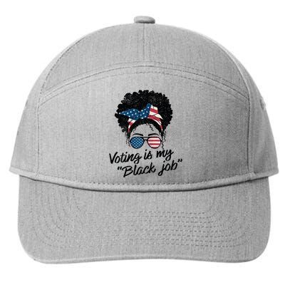 Voting Is My Black Job 7-Panel Snapback Hat