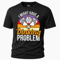 Vintage I Might Have A Drinking Problem Retro Pickleball Saying Gift Performance Shirt