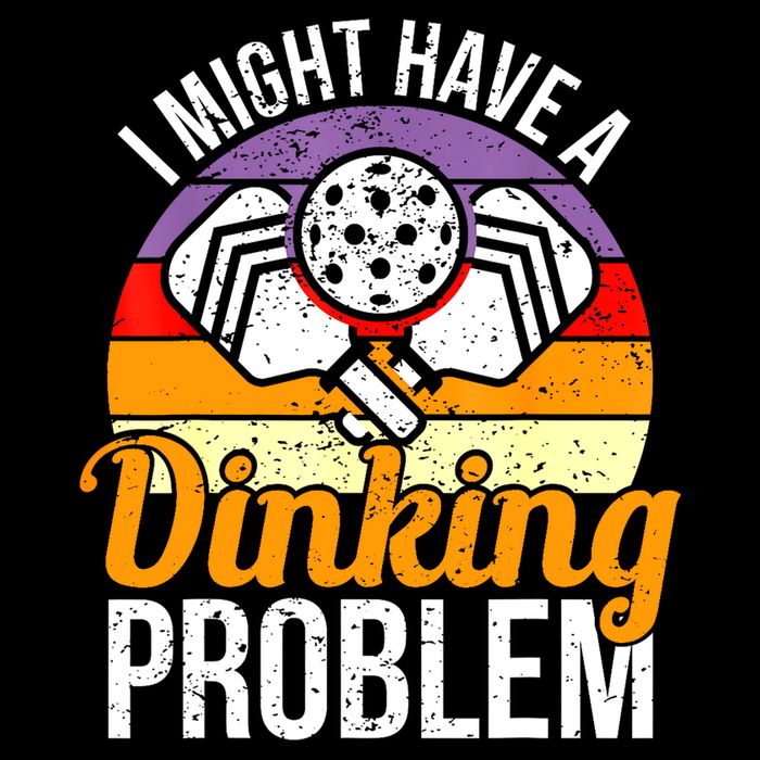 Vintage I Might Have A Drinking Problem Retro Pickleball Saying Gift Wool Snapback Cap