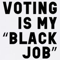 Voting Is My Black Job Pajama Set