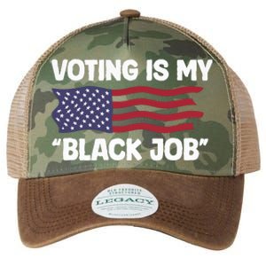 Voting Is My Black Job America Legacy Tie Dye Trucker Hat