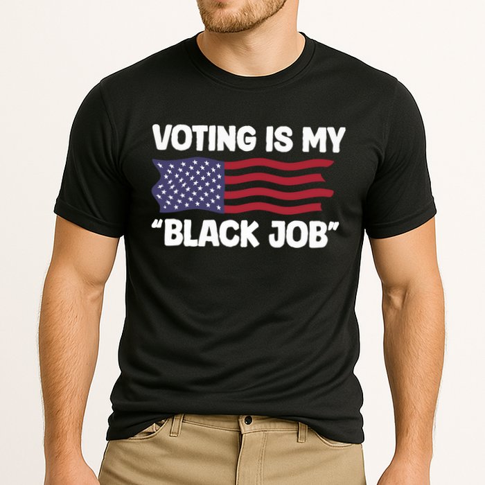 Voting Is My Black Job America Cooling Performance Crew T-Shirt