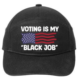 Voting Is My Black Job America 7-Panel Snapback Hat