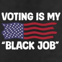 Voting Is My Black Job America Adult Drive Performance Visor