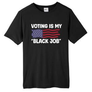 Voting Is My Black Job America Tall Fusion ChromaSoft Performance T-Shirt