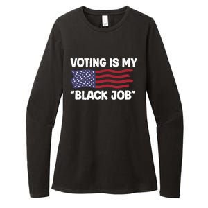 Voting Is My Black Job America Womens CVC Long Sleeve Shirt