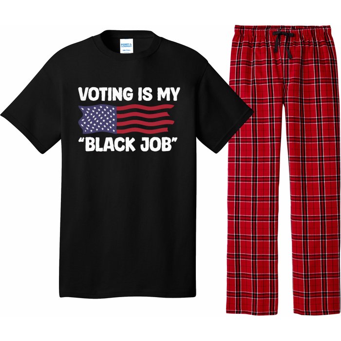 Voting Is My Black Job America Pajama Set