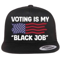 Voting Is My Black Job America Flat Bill Trucker Hat