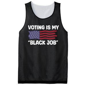 Voting Is My Black Job America Mesh Reversible Basketball Jersey Tank