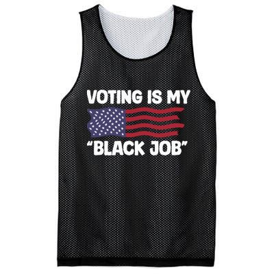Voting Is My Black Job America Mesh Reversible Basketball Jersey Tank