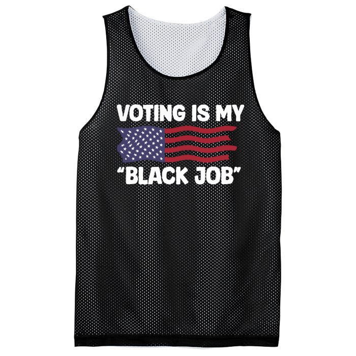 Voting Is My Black Job America Mesh Reversible Basketball Jersey Tank