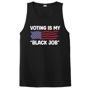 Voting Is My Black Job America PosiCharge Competitor Tank