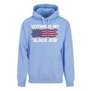 Voting Is My Black Job America Unisex Surf Hoodie