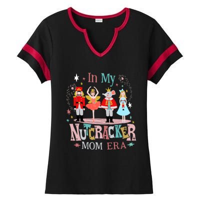 Vintage In My Nutcracker Mom Era Christmas Mom Xmas Ladies Halftime Notch Neck Tee