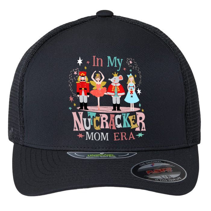 Vintage In My Nutcracker Mom Era Christmas Mom Xmas Flexfit Unipanel Trucker Cap