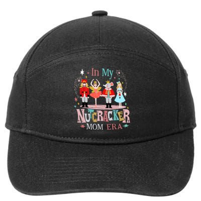 Vintage In My Nutcracker Mom Era Christmas Mom Xmas 7-Panel Snapback Hat