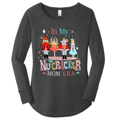 Vintage In My Nutcracker Mom Era Christmas Mom Xmas Women's Perfect Tri Tunic Long Sleeve Shirt