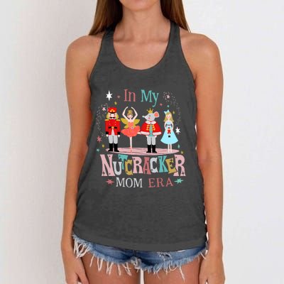 Vintage In My Nutcracker Mom Era Christmas Mom Xmas Women's Knotted Racerback Tank