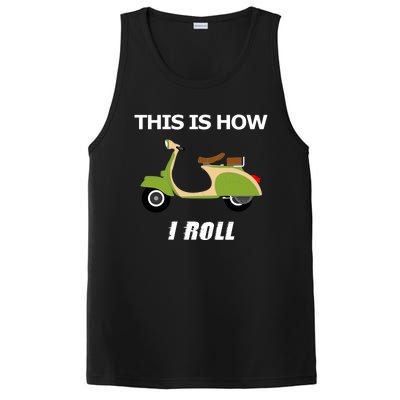 Vintage Italian Moped Gift This Is How I Roll PosiCharge Competitor Tank