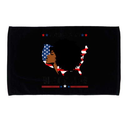 Voting Is My Black Job Black American Voting Microfiber Hand Towel