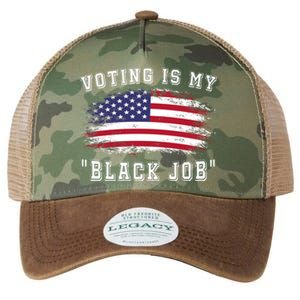 Voting Is My Black Job Legacy Tie Dye Trucker Hat