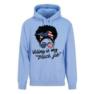 Voting Is My Black Job Women Unisex Surf Hoodie