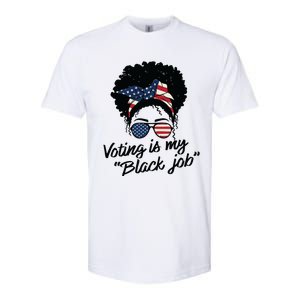 Voting Is My Black Job Women Softstyle CVC T-Shirt