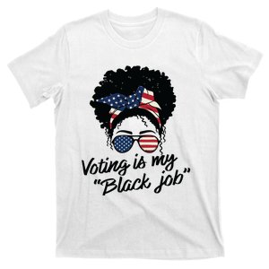 Voting Is My Black Job Women T-Shirt