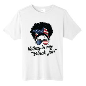 Voting Is My Black Job Women Tall Fusion ChromaSoft Performance T-Shirt