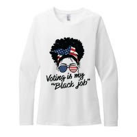 Voting Is My Black Job Women Womens CVC Long Sleeve Shirt