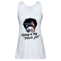 Voting Is My Black Job Women Ladies Essential Flowy Tank