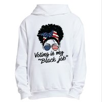 Voting Is My Black Job Women Urban Pullover Hoodie