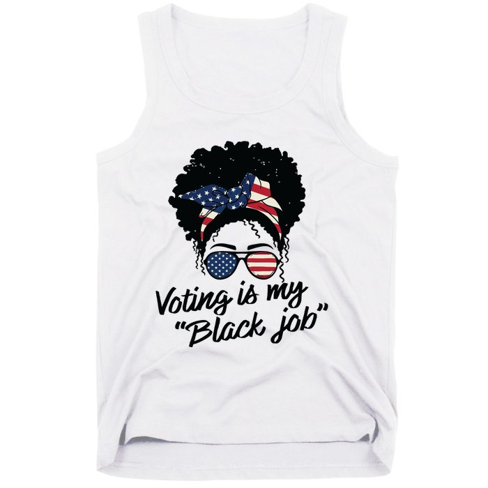 Voting Is My Black Job Women Tank Top