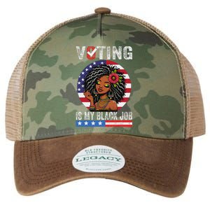 Voting Is My Black Job Legacy Tie Dye Trucker Hat