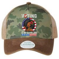 Voting Is My Black Job Legacy Tie Dye Trucker Hat