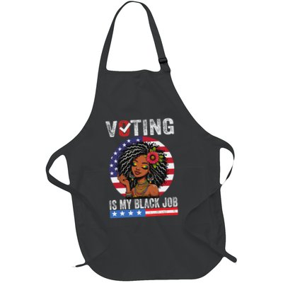 Voting Is My Black Job Full-Length Apron With Pockets