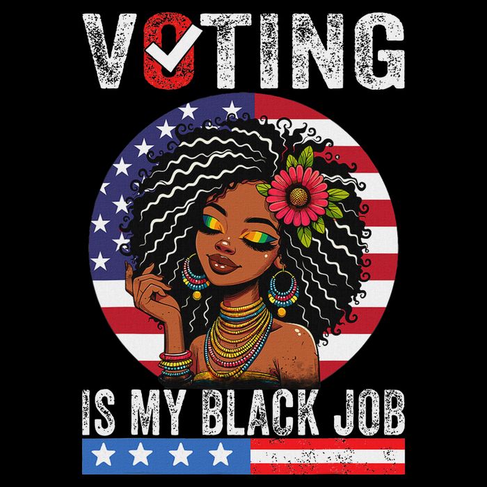 Voting Is My Black Job Youth Performance Sprint T-Shirt
