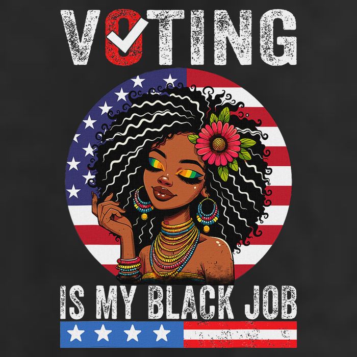 Voting Is My Black Job Golf Towel
