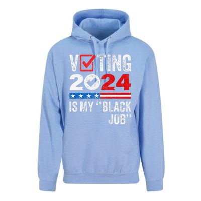 Voting Is My Black Job Gift Unisex Surf Hoodie