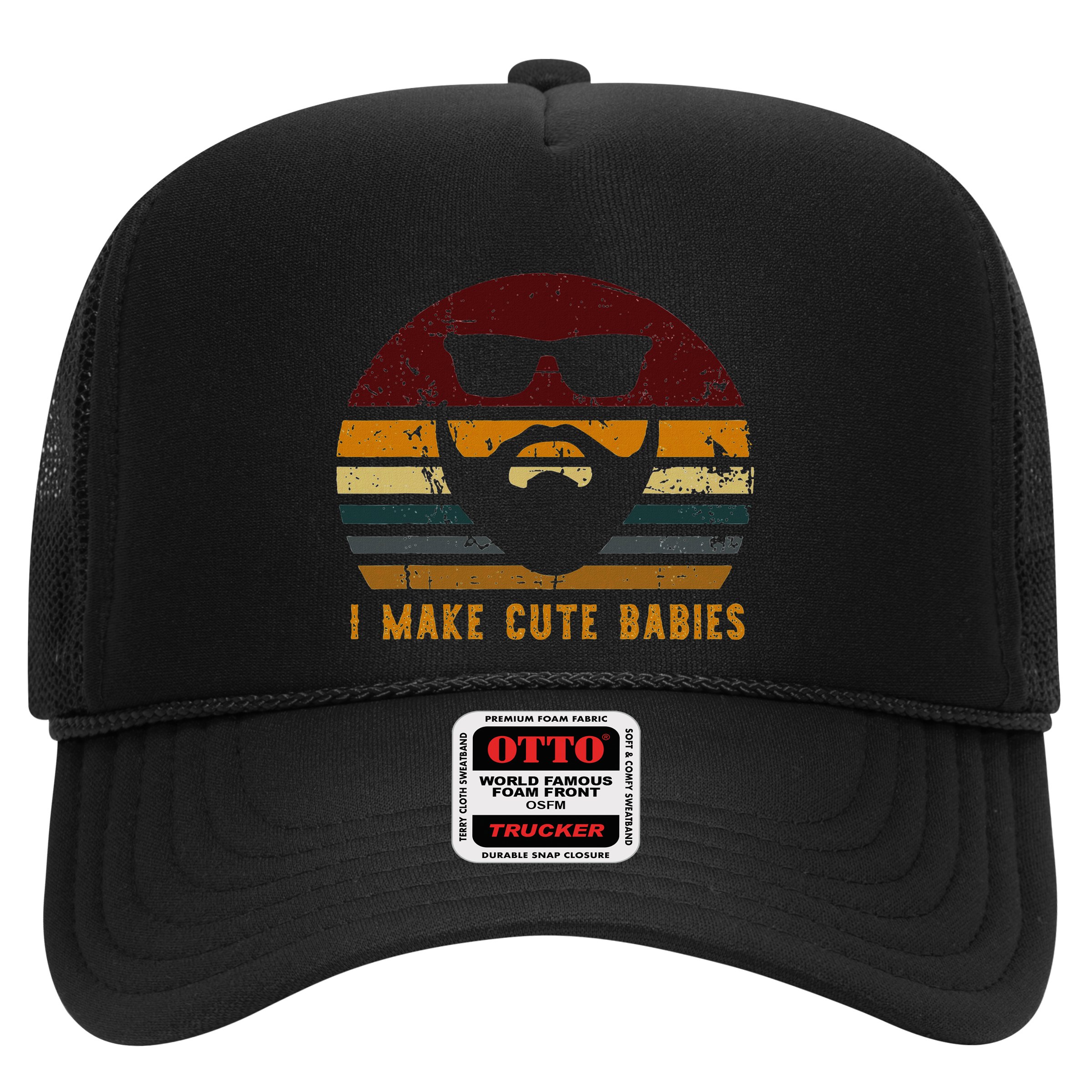 Vintage I Make Cute Babies Funny Confident Dads Hat