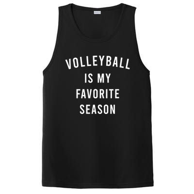 Volleyball Is My Favorite Season Gift PosiCharge Competitor Tank